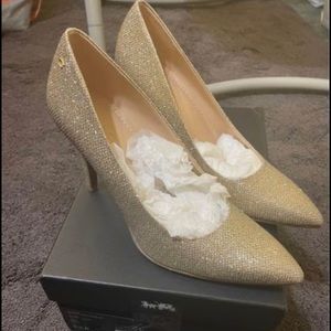 Gold Coach heels